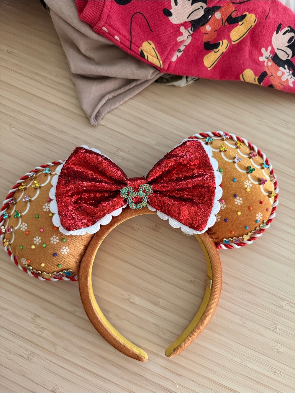 BaubleBar Gingerbread Minnie Ears